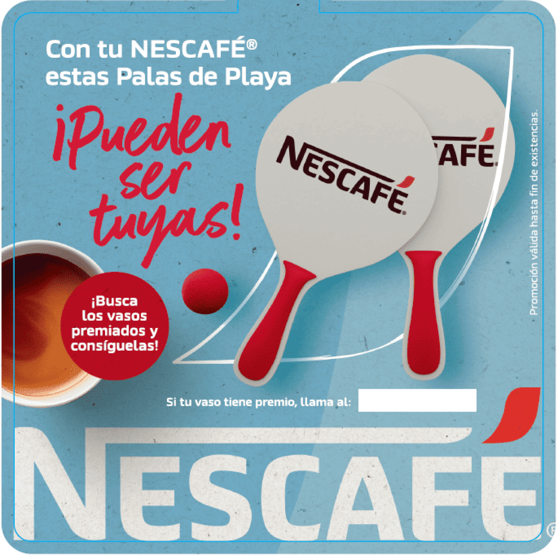 🏖️ Promoción NESCAFÉ en máquinas automáticas Decovending: ¡Palas de Playa directas con tu café ganador! ☕🎁
